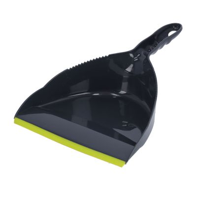 Royalford Dustpan with Brush-RF2367GR| Dustpan with Brush with Durable Stiff Bristles and Comfortable Grip| Multi-Purpose Cleaning Tool Perfect for Home, Kitchen, Office Use| Highly Durable, Light-Weight and Elegant Design