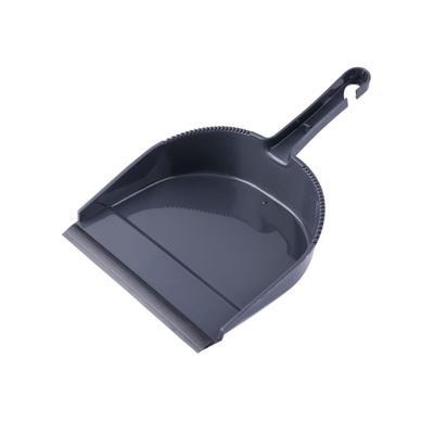 Royalford One Click Series Dustpan with Brush-RF8830| Dustpan with Brush with Durable Stiff Bristles and Comfortable Grip| Multi-Purpose Cleaning Tool Perfect for Home, Kitchen, Office Use| Highly Durable, Light-Weight and Elegant Design| Black