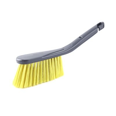 Royalford One Click Series Dustpan with Brush-RF8830| Dustpan with Brush with Durable Stiff Bristles and Comfortable Grip| Multi-Purpose Cleaning Tool Perfect for Home, Kitchen, Office Use| Highly Durable, Light-Weight and Elegant Design| Black