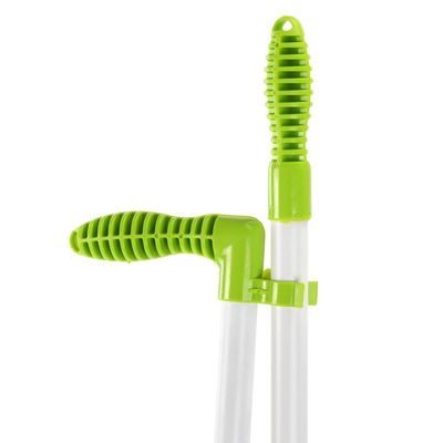 Royalford Plastic Broom With Dustpan Set RF7139 Plastic Broom with Dustpan Set - Duel Textured Bristles| Long Handles & Dustpan| Ideal for all types of floors like wooden, granite, marble 