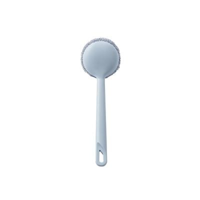 Dish Scrubber, Terylene Fiber Ball, 1 long handle, 2 balls | RF10550 | Scouring Pads Round Dish Pads | Scrubber Pad Used for Dishes, Pots, Pans, and Ovens | 2 Cleaning Balls | Mesh Scrubbers for Kitchen