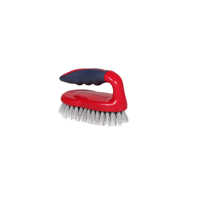 Royalford One Click Series Brush- RF8827| Scrubbing Brush with Handle| Multi-Purpose Scrub with Bristles for Cleaning Kitchen and Bathroom| Superior Quality Cleaning Brush, Abrasive Cleaning Power| Strong and Comfortable Grip| Cleaning Supplies