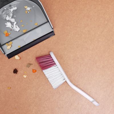 Royalford Cleaning Brush, Hand Broom, Durable Stiff Bristles, Frayed and Angled Tips - Strong Handle, Sturdy Grip with Smooth Edges - Cleaning Tool Perfect for Home or Office Use