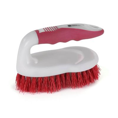 Floor/Dish Brush, with Gripped Handle, RF2356-FB | Flexible Stiff Bristles | Heavy Duty Brush for Bathroom, Shower, Sink, Carpet, Floor