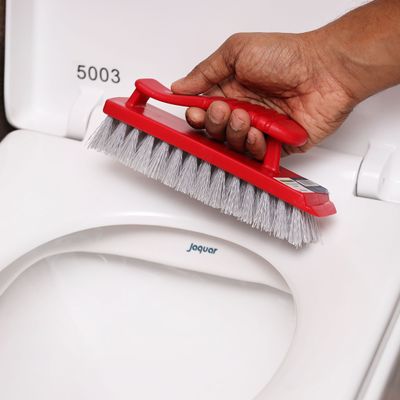 Royalford RF8828 One-Click Series Brush Brush, Durable Scrub, Household Hand Scrub Brush with Dense Stiff Bristles - Ergonomic & Non-Slip Grip for Washing, Cleaning, Scrubbing & Removing Stubborn Stains & Grime