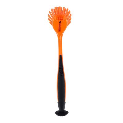 Royalford Dish Brush | Portable Long Soft Handle | RF9604 | Flexible Ergonomic Design with Hanging Hole | Kitchen Brush | Best Scratch-Free Cleaning Tool for Pots, Dishes Pans & More