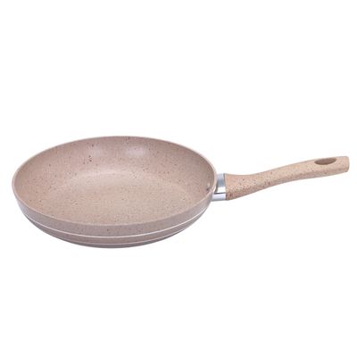 Royalford 30cm Smart Fry Pan - 5 Layer Granite Non-Stick Coating Pan | Multiple Hob Compatibility | Heat-Resistant Handle with Hanging Loop | Ideal Frying, Cooking, Sauteing & More | | RF9466BGE