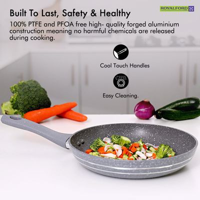 Royalford  Smart Fry Pan with Durable Marble Coating | RF9463 |