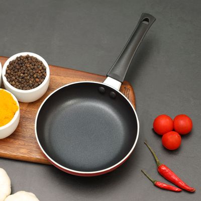 Royalford RF9839 Mini Frying Pan, 14 cm - Aluminum Non-Stick Fry Pan - Ergonomic Handle - Saute Pan/Deep Frying Pan- Suitable for Multiple Hob Types - Ideal for Frying Sauting Stir-Frying