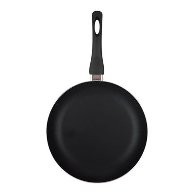 Royalford 2 Piece Frypan Set- RF12596/ 20 cm and 26 cm, Strong Aluminum Body with Nonstick Coating and Heat Resistant Bakelite Handle/ CD Bottom, Compatible with Hot Plate, Halogen, Ceramic and Gas Stovetops/ Perfect for Frying, Sauting, Tempering/ Red 