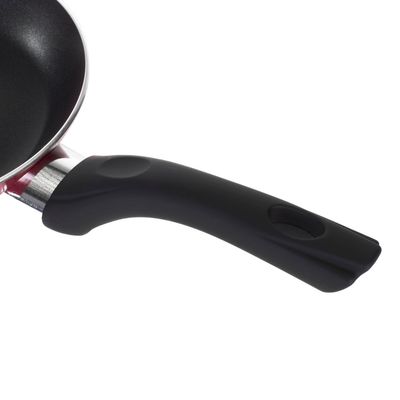 20cm Non-Stick Flat Fry Pan, Multiple Hob, RF1259FP20 | 3 Layer Construction | Bakelite Handle | Even Heat Distribution | Dishwasher Safe | 3mm Thickness | Eco-Friendly