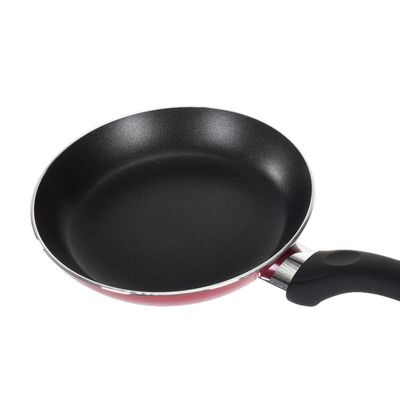 20cm Non-Stick Flat Fry Pan, Multiple Hob, RF1259FP20 | 3 Layer Construction | Bakelite Handle | Even Heat Distribution | Dishwasher Safe | 3mm Thickness | Eco-Friendly