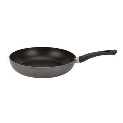 Royalford 28 CM Nonstick Frypan- RF12102| Strong Press Aluminum Body With Non-Stick Coating And Heat Resistant Bakelite Handle| Dot Induction Bottom, Compatible With Hot Plate, Halogen, Ceramic And Gas Stovetops| Perfect For Frying, Sauting, Tempering| Black 