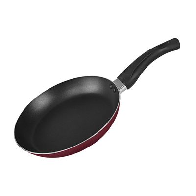 Royalford RF2950 Frying Pan, 22 cm- Aluminum Non-Stick Fry Pan - Ergonomic Handle - Saute Pan/Deep Frying Pan with Glass Lid - Suitable for Multiple Hob Types - Ideal for Frying Sauting Stir Frying