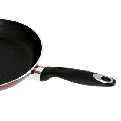 Frying Pan, 22 cm- Aluminium Non-Stick Fry Pan - Ergonomic Handle - Saute Pan/Deep Frying Pan- Suitable for Multiple Hob Types - Ideal for Frying Sauting Stir Frying