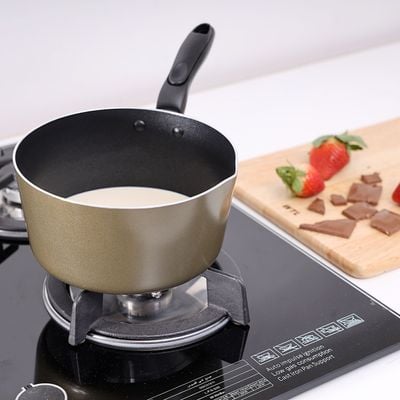 Royalford RF2012-MP18 Non-Stick Milk Pan | 18cm/1.5 Litre | Pouring Spout with Ergonomic Handle |Multiple Hob Compatible|Ideal as Coffee pot, Tea pot, Milk pot & a Small saucepan