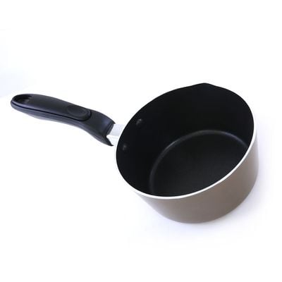 Royalford RF2011-MP16 Non-Stick Milk Pan Aluminium saucepan - 16 cm | Pouring Spout with Ergonomic Handle - Tea Pan Saucepan Milk Pot - Ideal as Coffee pot, Tea pot, Milk pot & a Small saucepan