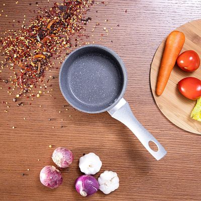 Royalford RF9473 Smart Saucepan with Durable Marble Coating - High-Quality Forged Aluminium Construction, Non-Stick Pan for Gas, Induction & Ceramic Hobs - 3.8MM Induction Bottom - (16x7.5) cm