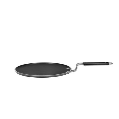 Royalford RF7460 27cm Aluminium Smart Tawa - Non-Stick Tawa Aluminum Pan Suitable for Crepe Chapatti Pancakes Roti Dosa Flatbread or Naan Bread - Heat Resistant Handle - Suitable for Multiple Hob Types