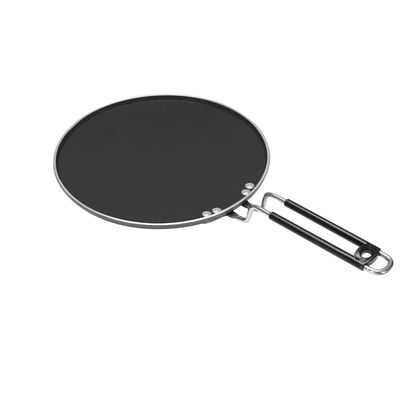 Royalford RF7460 27cm Aluminium Smart Tawa - Non-Stick Tawa Aluminum Pan Suitable for Crepe Chapatti Pancakes Roti Dosa Flatbread or Naan Bread - Heat Resistant Handle - Suitable for Multiple Hob Types