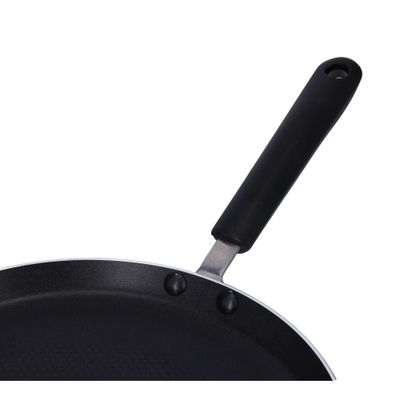 Royalford Non-Stick Pancake Pan, 26CM - Induction Crepe Pan with Heat Resistant Handle, Griddle Dosa Tawa - Ideal for Crepe Chapatti Pancakes Dosa Omelettes Flatbreads Fried Eggs Tortilla