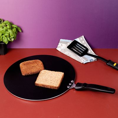 Royalford Durable Aluminium Material, Heat Resistant Handle Non-Stick Tawa RF5331 