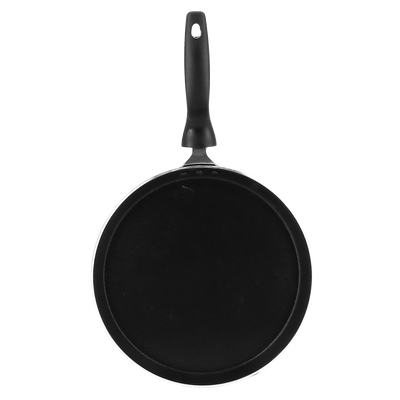 Royalford 27 CM Deluxe Smart Tawa- RF7459| Aluminum Tawa For Roti, Chapatti, Dosa| Non-Stick Tawa with Heat Resistant Handle| Multi-Purpose Tawa Compatible With Electric, Halogen, Ceramic Gas Types | PFOA Free and PTFE Free| Black