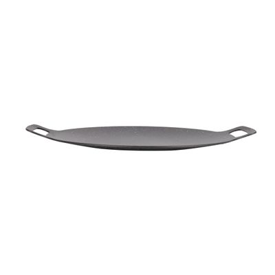 Royalford 34 cm Deep Tawa- RF12507/ Aluminum Body with Granite Non-Stick Coating, for Roti, Chapatti, Dosa, Tortilla, Crepe, Pancake, etc./ Multi-Purpose Flat Skillet Pan, Compatible with Induction, Hotplate, Halogen, Ceramic Gas Types, PFOA Free and PTFE Free/ Black