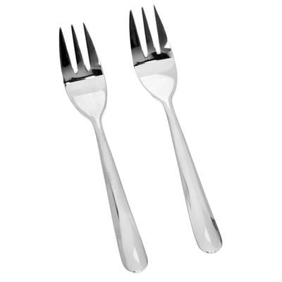 Stainless Steel Cake Fork Set, 2 Pcs