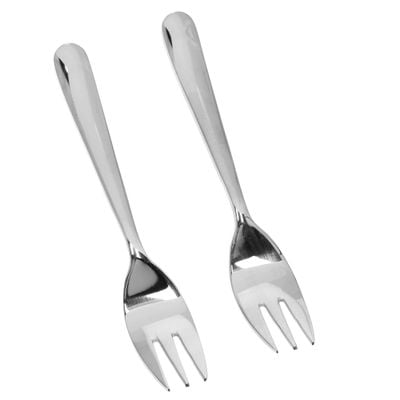 Stainless Steel Cake Fork Set, 2 Pcs