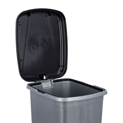 Royalford Slim Pedal Dust Bin, 15L Plastic Waste Bin RF10794 | Practical Slim Bin for Bathroom, Kitchen or Office | Foot Pedal Trash Bin for Commercial Purpose