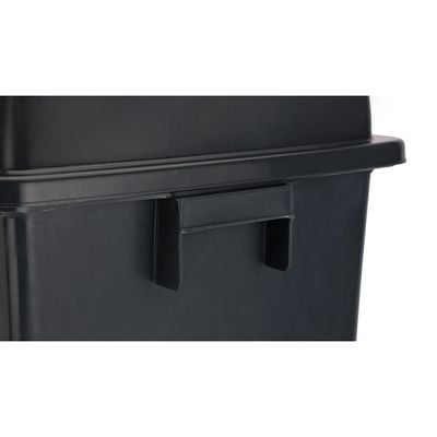 Royalford 40L Dustbin- RF12399| Pedal Bin for Waste Disposal, Trash Can for Trash Can for Hospitals, Restaurants, Societies, Parks, Malls, Etc.| Premium Quality Plastic Bin and Push Lid| Black