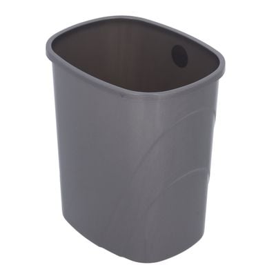 Royalford 15L Wet/Dry Dustbin- RF10115| Stylish and Durable Trash Can for Home, Office, Bathroom, School, Restaurant| Multi-Purpose Bin with Sturdy Construction| Grey