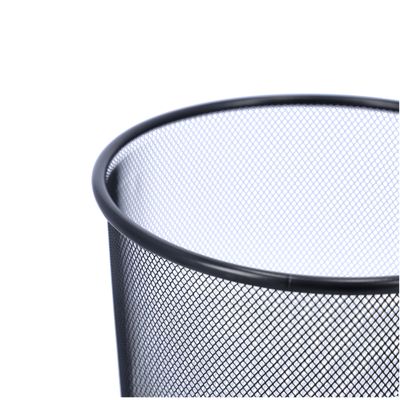 Royalford Mesh Waste Bin - Portable Round Metal Small Trash Can Wastebasket, Garbage Container Bin Paper Bin | Compact Design | Ideal for Bathrooms, Kitchens, Home Offices & More