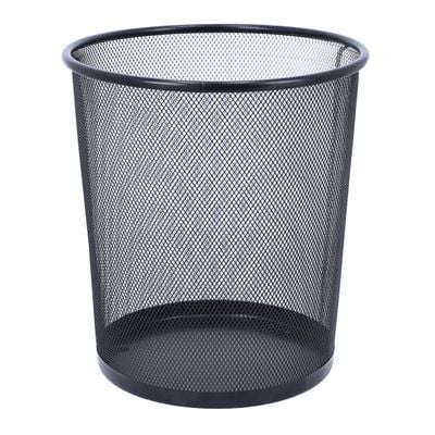 Royalford Mesh Waste Bin - Portable Round Metal Small Trash Can Wastebasket, Garbage Container Bin Paper Bin | Compact Design | Ideal for Bathrooms, Kitchens, Home Offices & More