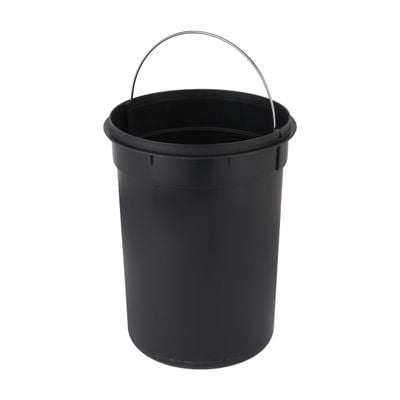 Royalford 20 liter Pedal Dustbin- RF12092/ Step On, Steel Pedals, Iron Handle, Plastic Base, for Waste Disposal, with Removable Inner bucket/ Trash Can for Home, Office, Bathroom, School, Restaurant/ Stainless Steel Bin, Slow Closing Lid and Hands Free Opening/ Silver