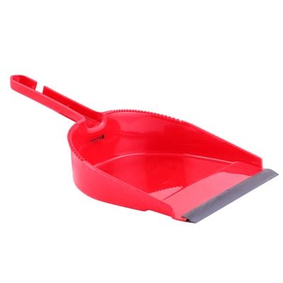 Royalford One Click Series - Dustpan | RF8838 | Long Handle  with Polymer Construction - Dust Clearing and Picking Tool Perfect for Home or Office Use - Accommodates Any Broom/Hand Brush - Dust Pan Scoop Sweeper