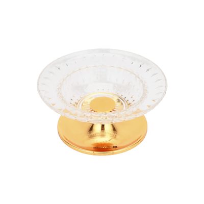 Royalford Date Bowl with Lid- RF12336/Perfect for Serving Dates, Dried Nuts, Candies, Etc./ Versatile and Strong Acrylic Construction with Elegant Golden-Finish Knob and Base/ Dishwasher and Freezer Safe