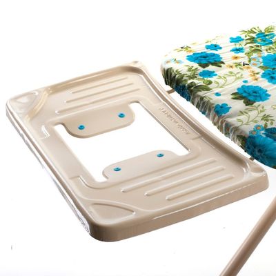 Royalford RF7138 Mesh Ironing Board | 41x116 Cm | Portable | Steam Iron Rest | Heat Resistant Cover | Contemporary Lightweight Board with Adjustable Height & Rubber Feet Cover