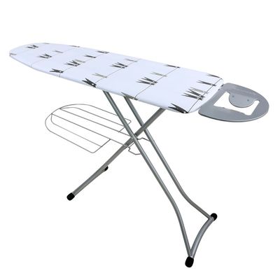 Ironing Board with Steam Iron Rest, Cotton Pad, RF1511-IB | Heat Resistant Pad | Contemporary Lightweight Iron Board with Adjustable Height and Lock System