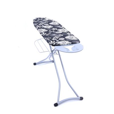 Ironing Board with Steam Iron Rest, Cotton Pad, RF1511-IB | Heat Resistant Pad | Contemporary Lightweight Iron Board with Adjustable Height and Lock System