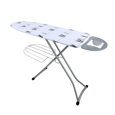 Ironing Board with Steam Iron Rest, Cotton Pad, RF1511-IB | Heat Resistant Pad | Contemporary Lightweight Iron Board with Adjustable Height and Lock System