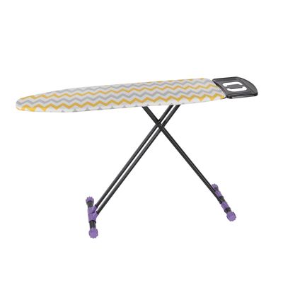 Royalford Ironing Board- RF11915| 114x36 CM, Ironing Table with Steel Frame| With Adjustable Height Mechanism| Heat Resistant Cotton Cover and Iron Rest| Perfect for Home, Apartments, Hostels, Etc.| White