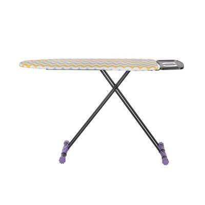 Royalford Ironing Board- RF11915| 114x36 CM, Ironing Table with Steel Frame| With Adjustable Height Mechanism| Heat Resistant Cotton Cover and Iron Rest| Perfect for Home, Apartments, Hostels, Etc.| White