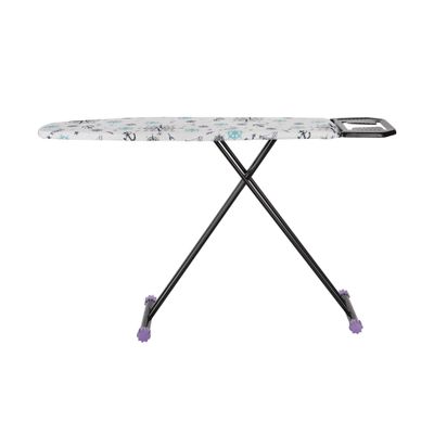 Royalford Ironing Board- RF11913| 114x33 CM, Ironing Table with Steel Frame| With Adjustable Height Mechanism| Heat Resistant Cotton Cover and Iron Rest| Perfect for Home, Apartments, Hostels, Etc.| White