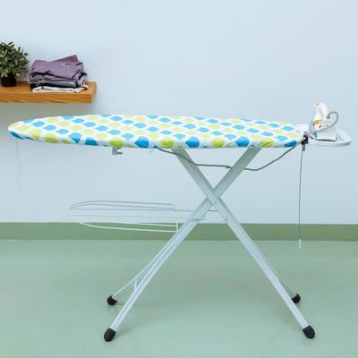 Royalford Ironing Board Cover, 132x40cm, Heat Resistant Cotton Cover | With 10mm Felt Padding for Large Size | Foldable Design | Non Slip Feet | | RF10288 |