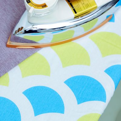 Royalford Ironing Board Cover, 132x40cm, Heat Resistant Cotton Cover | With 10mm Felt Padding for Large Size | Foldable Design | Non Slip Feet | | RF10288 |