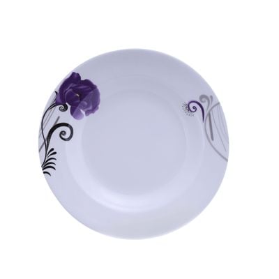 Royalford RF6728 10" Melamine Deep Plate - Soup Plates Pasta Plates | plate with playful Classic decoration, dishwasher safe | Ideal for Soup, Deserts, Ice Cream & More