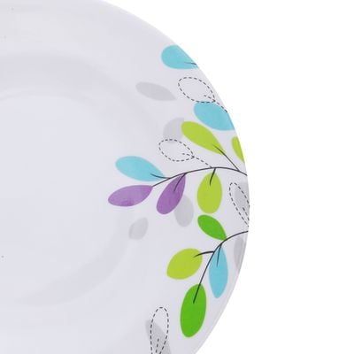 Royalford RF7262 10" Deep Melamine Plate - Soup Plates Pasta Plates | Plate with Playful Classic Decoration | Ideal for Soup, Rice, Hot Cereal, Oatmeals, Salad, Deserts, Ice Cream & More