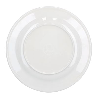 Royalford 10-inch Dinner Plate - Meal Plates Pasta Plates | Plate with Elegant Bamboo Design | Deep Plate | Dining Party Restaurant Round Serving Dish for Steak, Pizza, Salad, Pasta, Pie & More